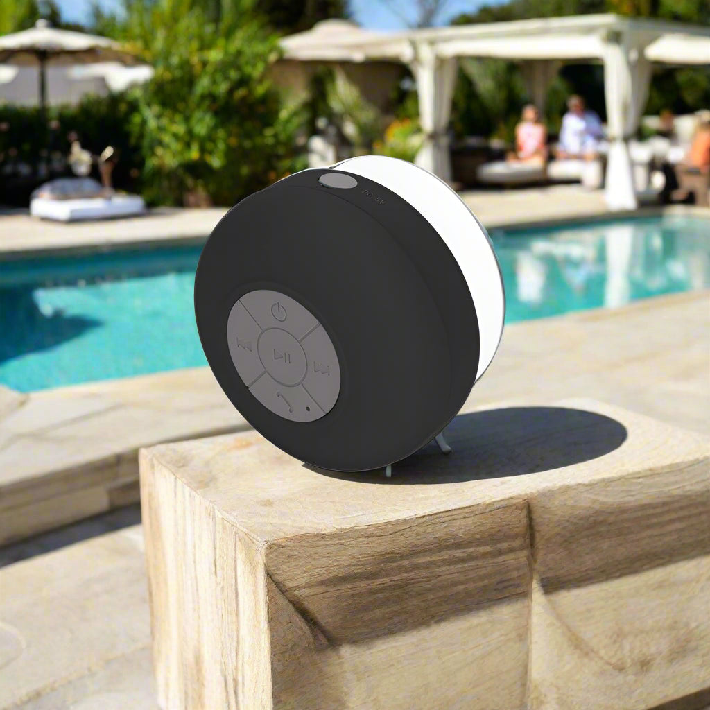 Buy 1 Get 2 Free! Water Resistant Bluetooth Speakers with Mic